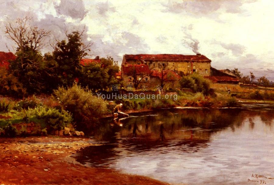 La Lavandiere - 阿尔弗雷德·勒诺丹